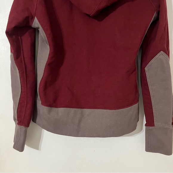 American Giant Vault Zip Hoodie Red Size Medium - Picture 7 of 8